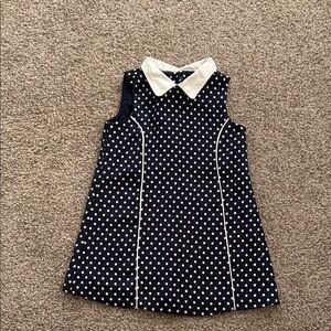 Polka Dot Navy and White Janie and jack dress
